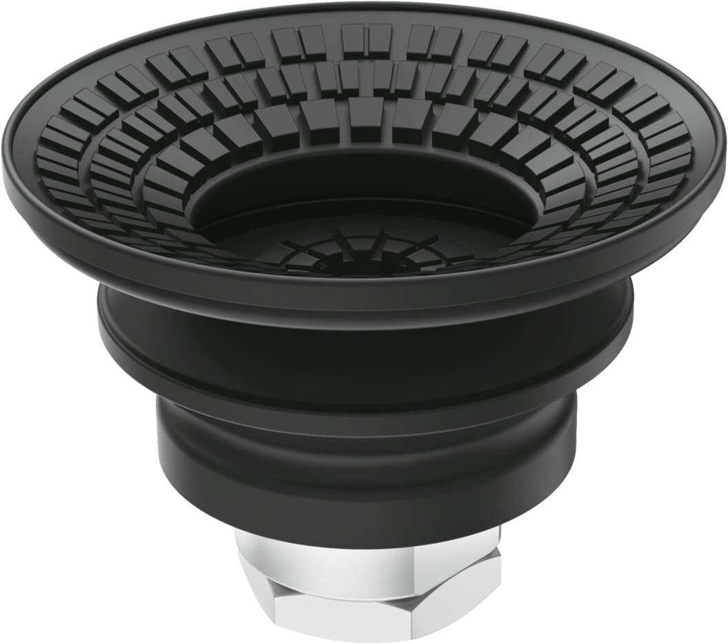 Suction cup with connection