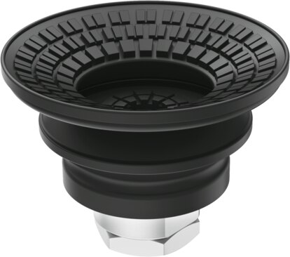 Suction cup with connection