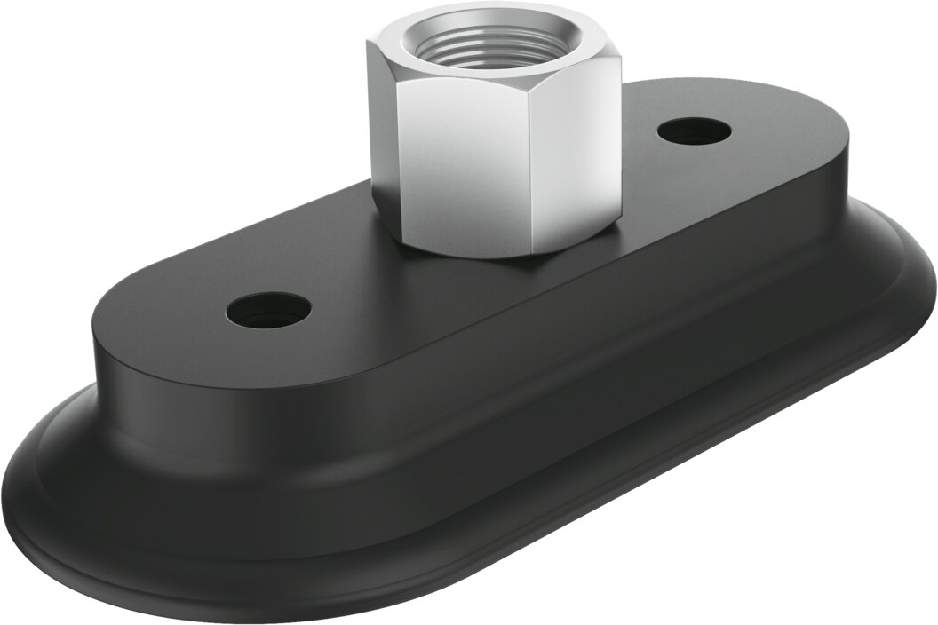 Suction cup with connection