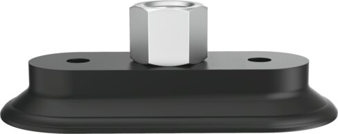 Suction cup with connection