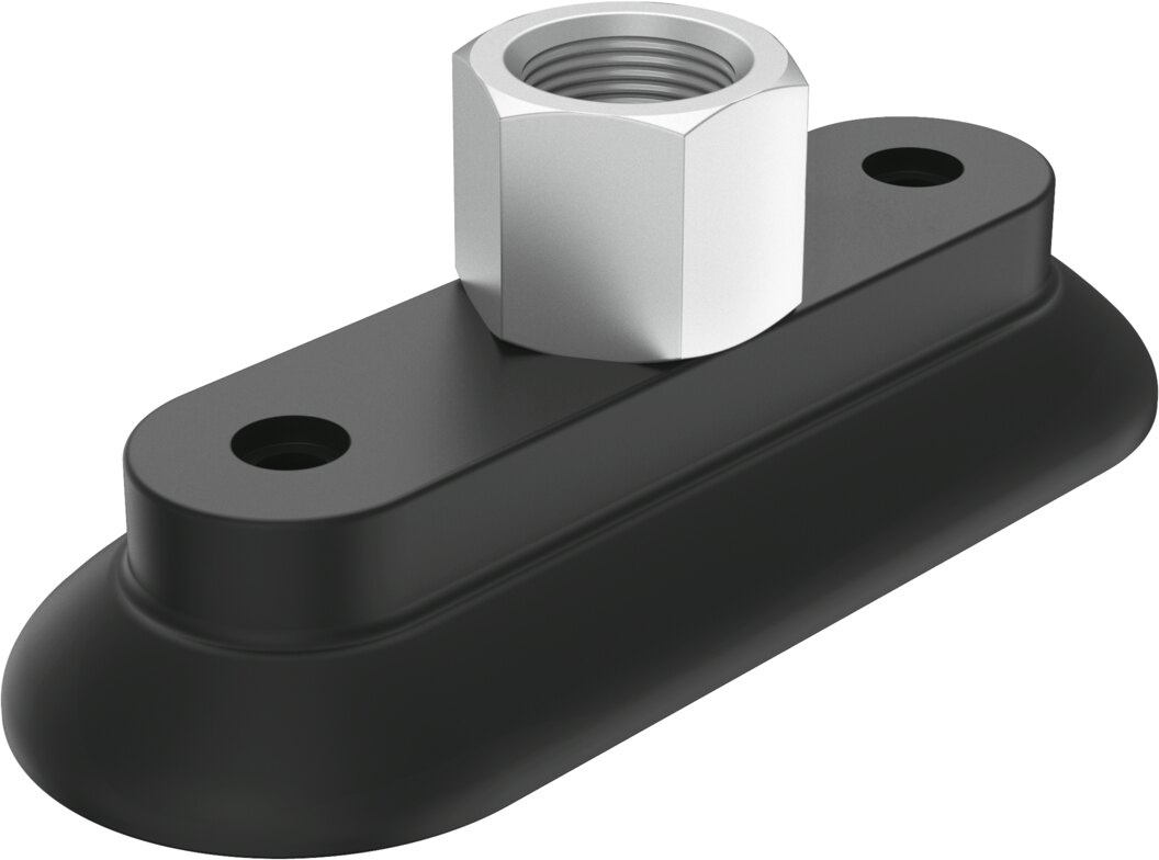 Suction cup with connection
