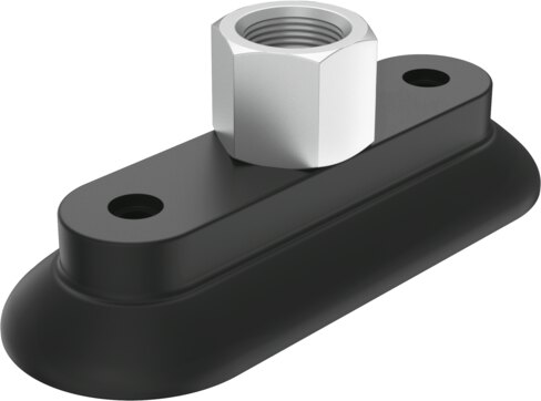 Suction cup with connection