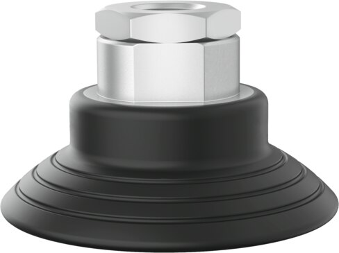 Suction cup with connection