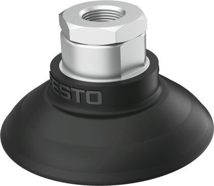 Suction cup with connection
