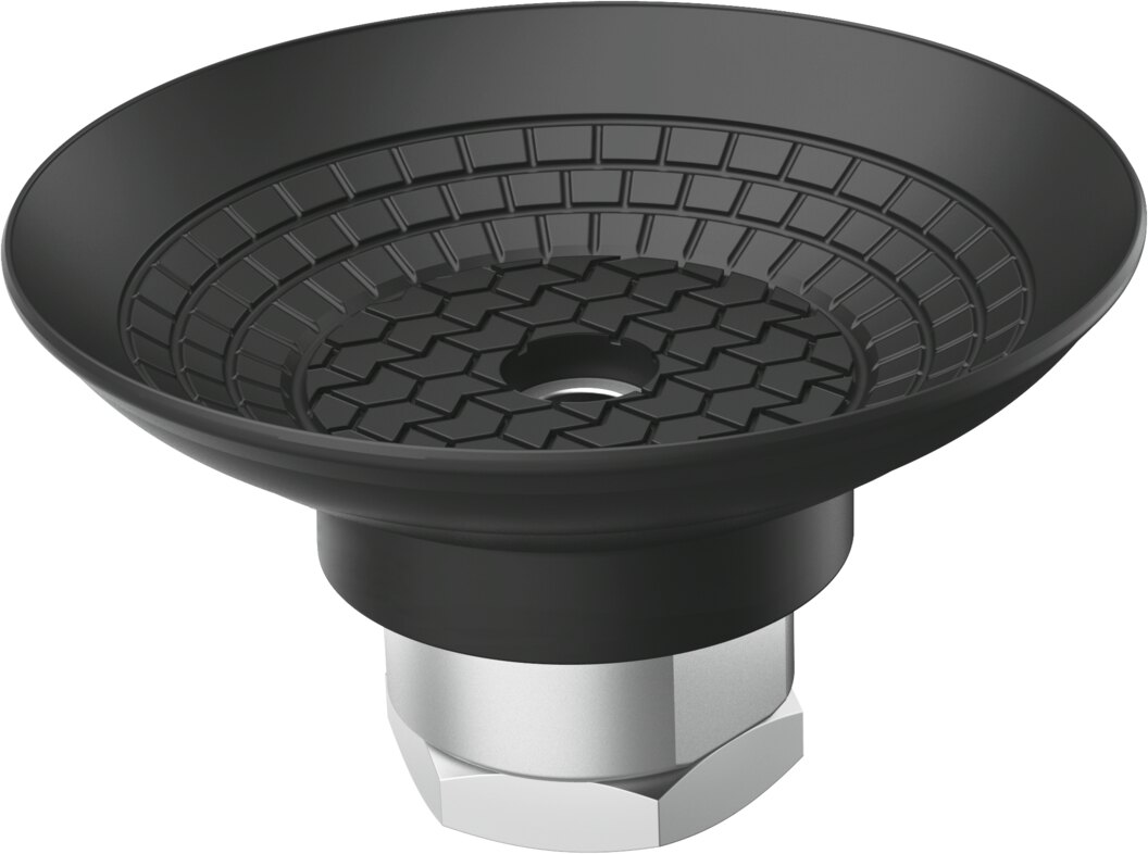Suction cup with connection