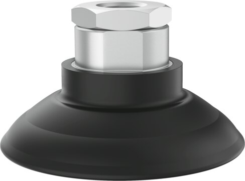 Suction cup with connection