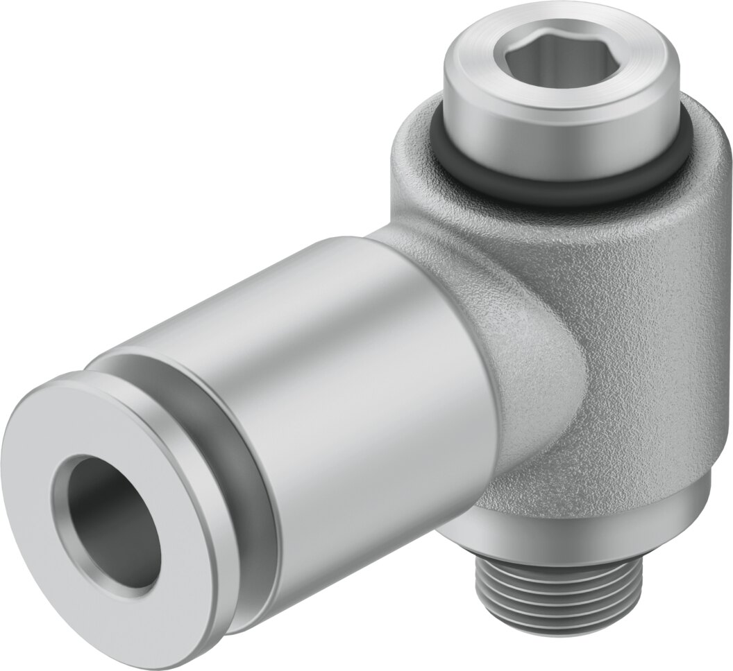 Push-in L-fitting