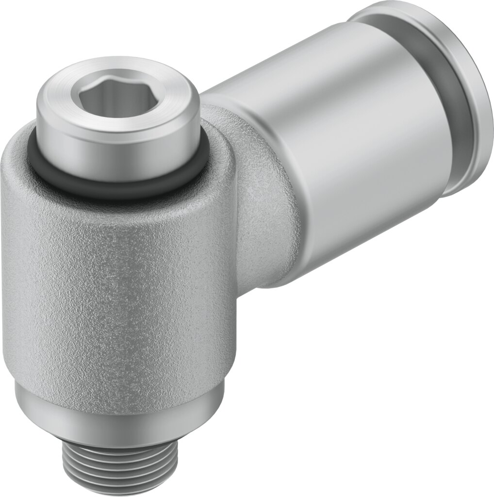 Push-in L-fitting