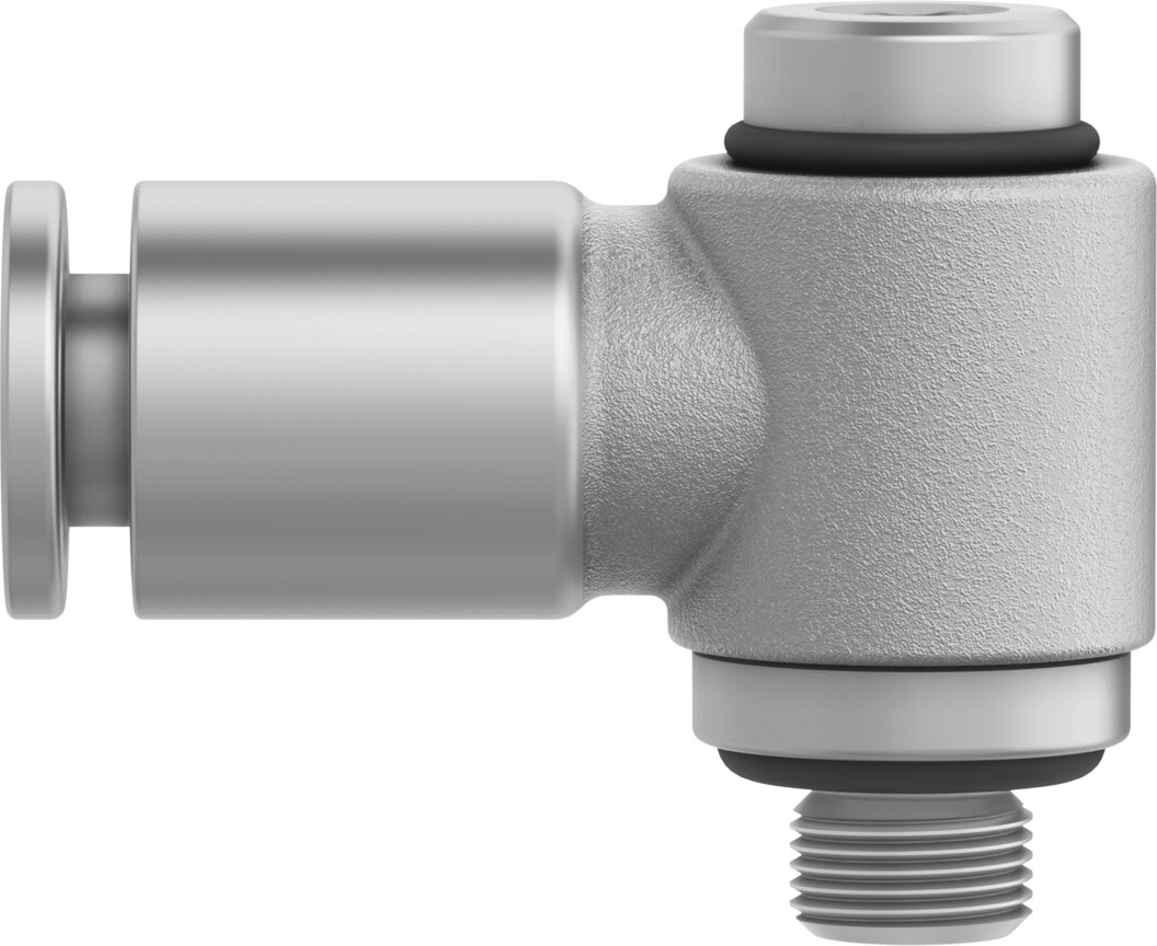 Push-in L-fitting