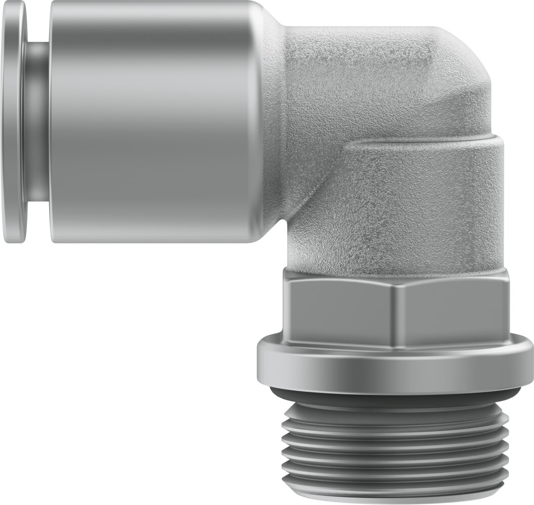 Push-in L-fitting