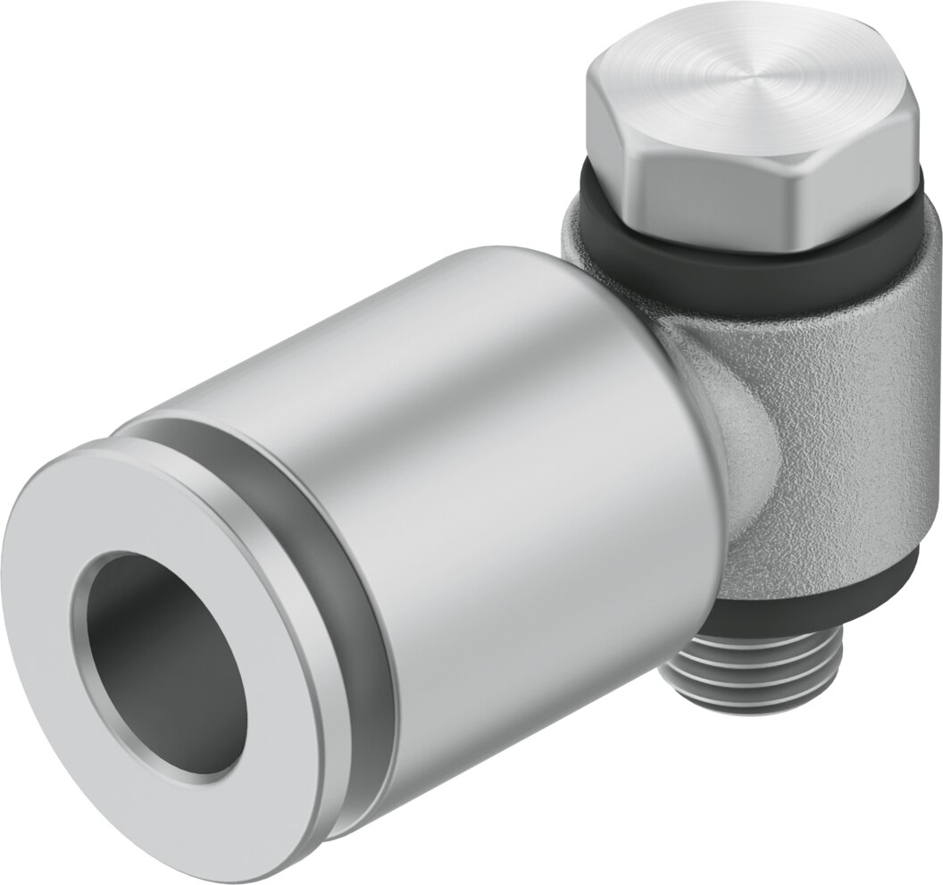 Push-in L-fitting