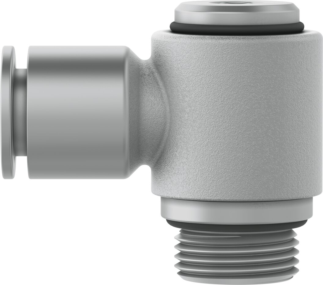 Push-in L-fitting