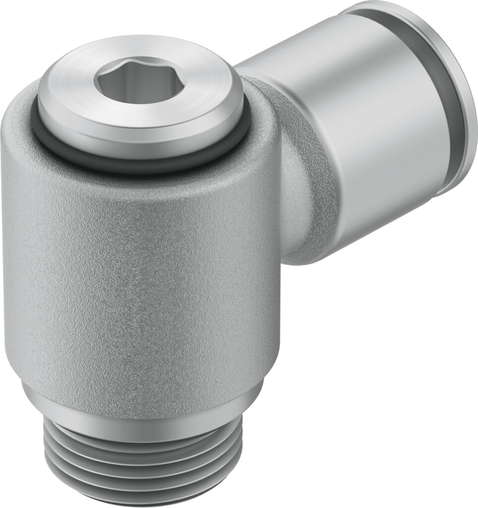 Push-in L-fitting