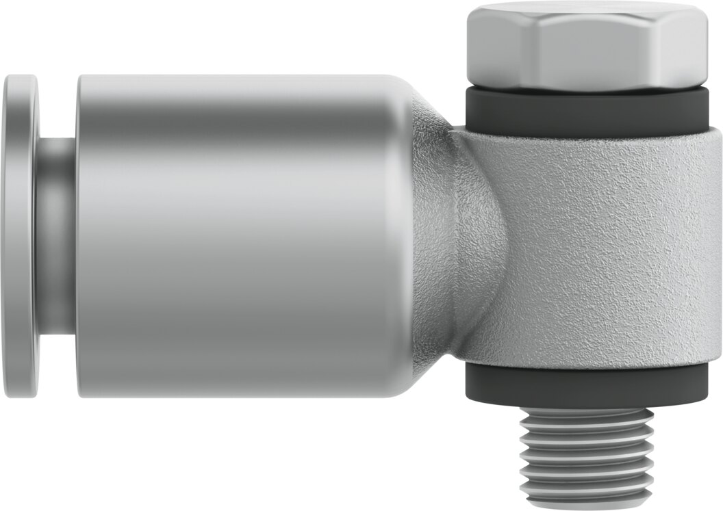 Push-in L-fitting
