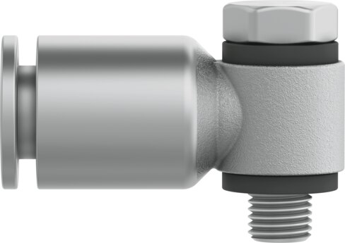Push-in L-fitting