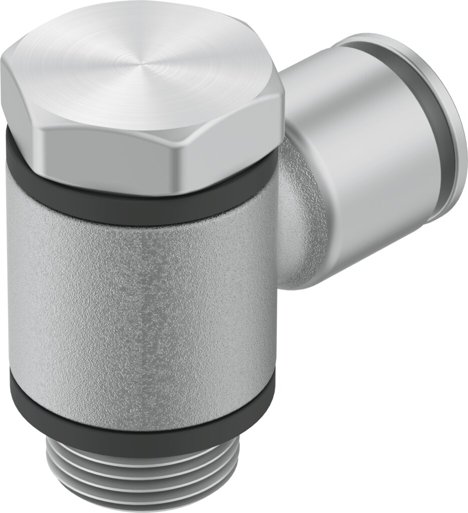 Push-in L-fitting