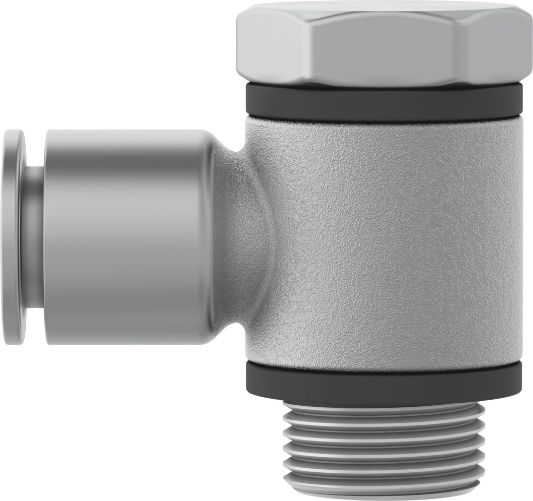 Push-in L-fitting