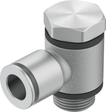 Push-in L-fitting