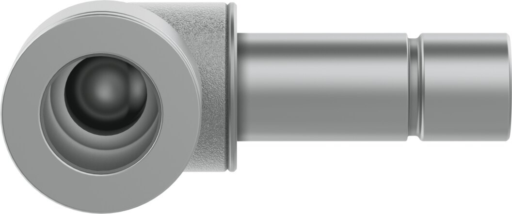 Push-in L-connector