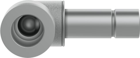 Push-in L-connector