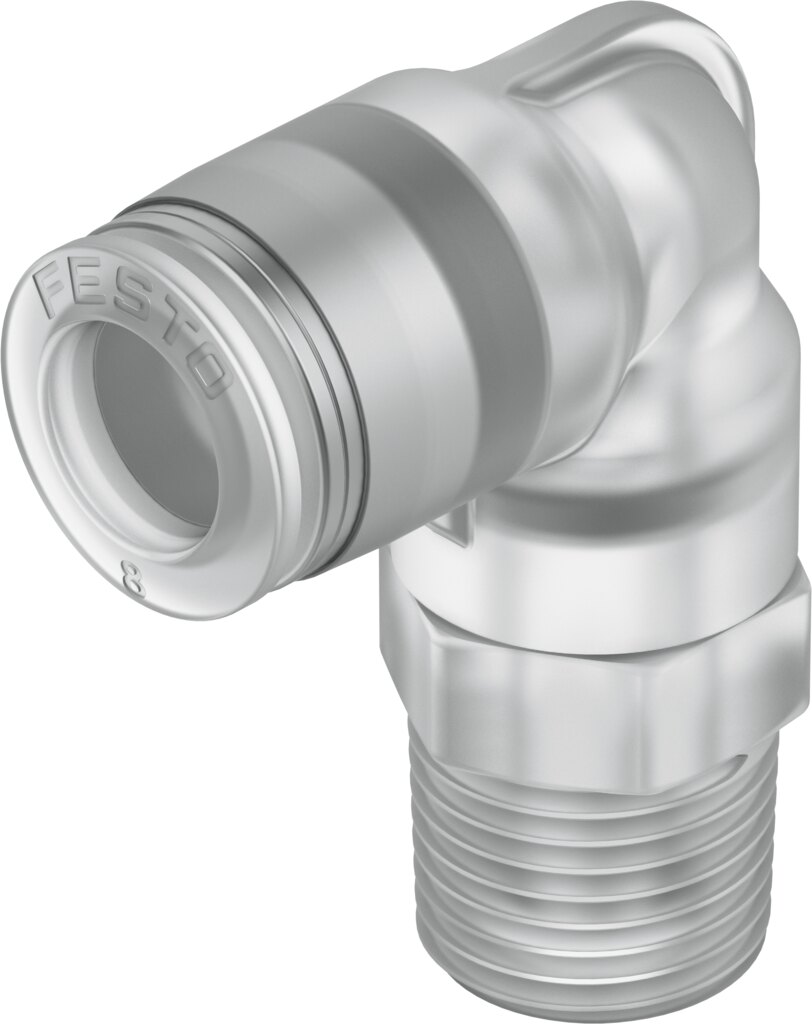 Push-in L-fitting