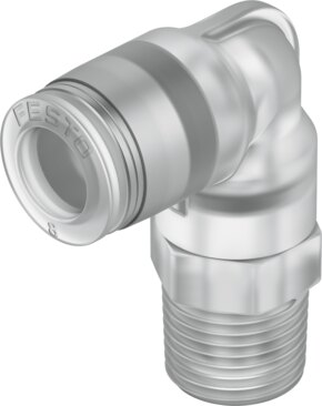Push-in L-fitting