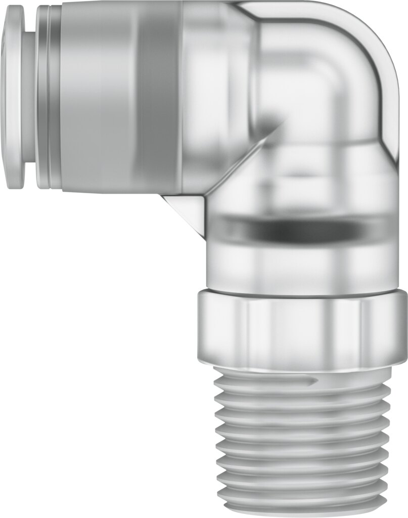 Push-in L-fitting