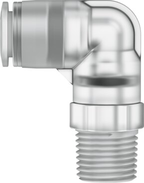 Push-in L-fitting