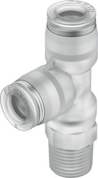 Push-in L-fitting