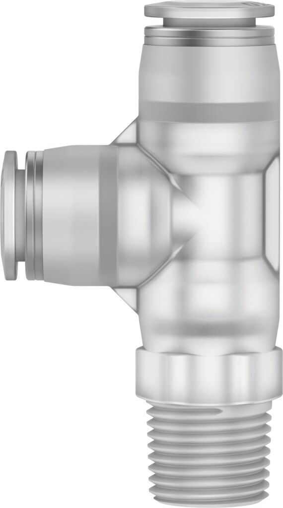 Push-in L-fitting