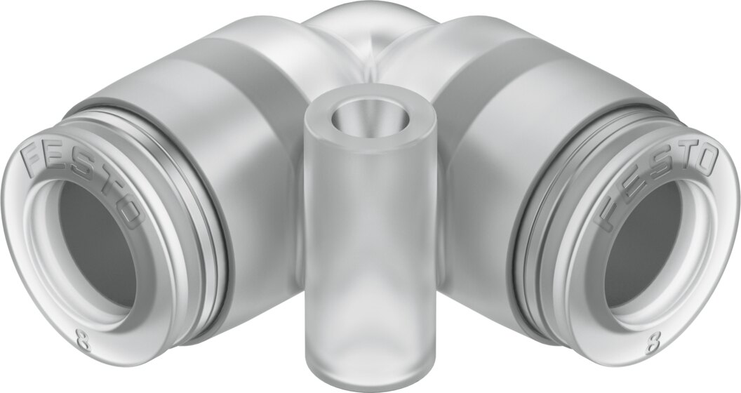 Push-in L-connector