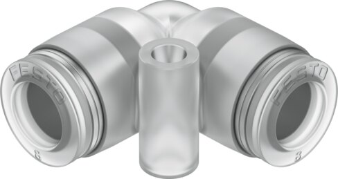 Push-in L-connector
