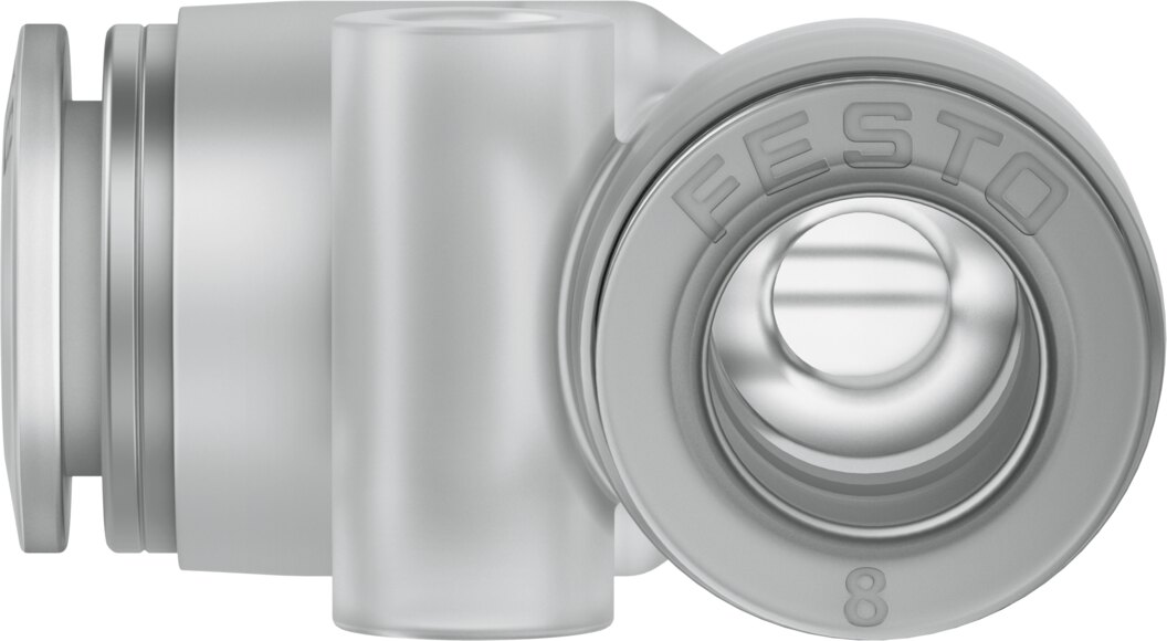Push-in L-connector