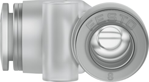 Push-in L-connector