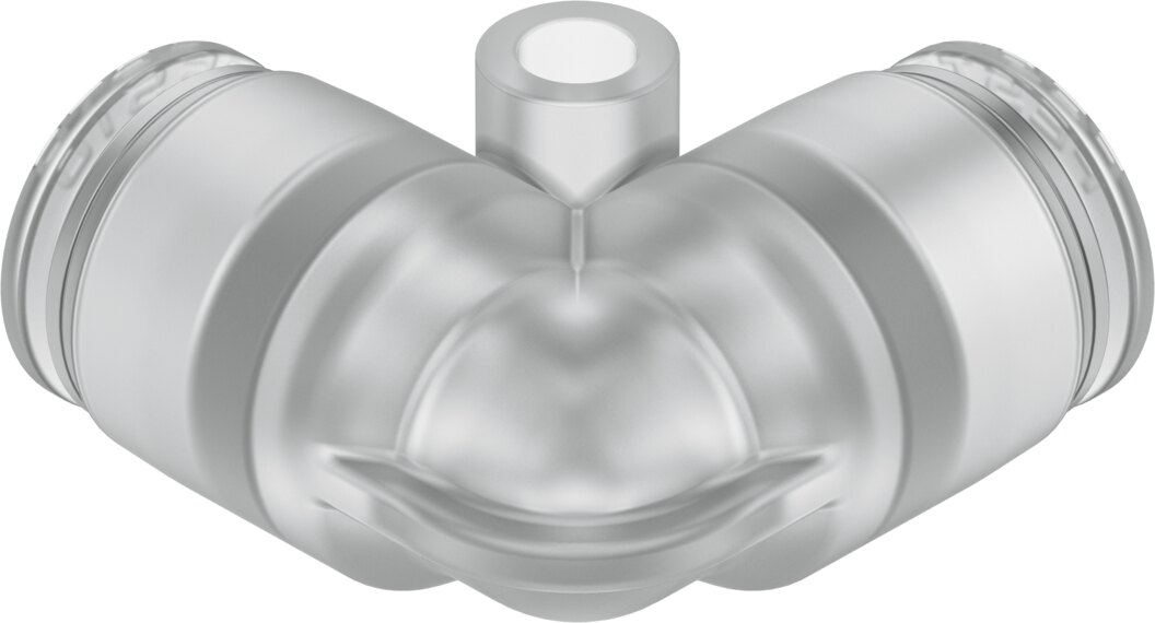 Push-in L-connector