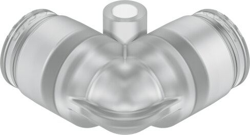 Push-in L-connector