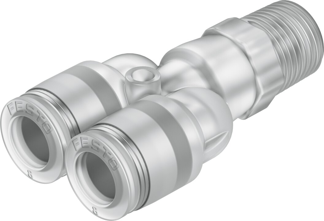 Push-in Y-fitting