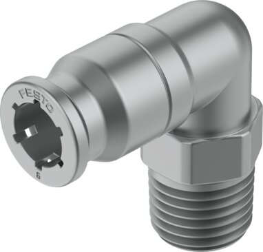 Push-in L-fitting