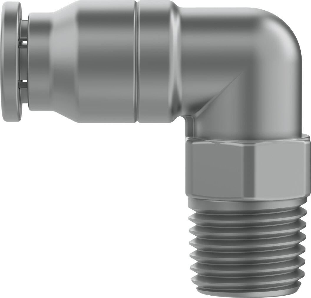 Push-in L-fitting