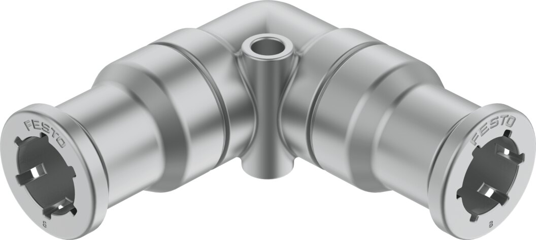 Push-in L-connector