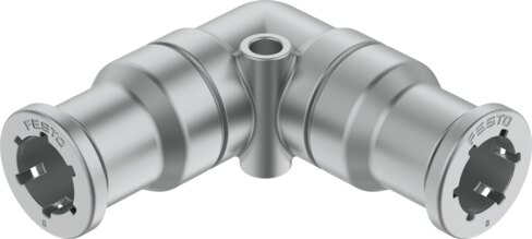 Push-in L-connector