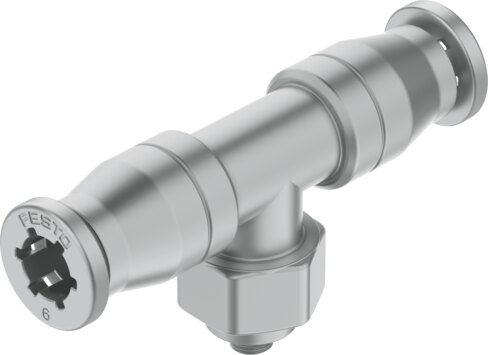 Push-in T-fitting
