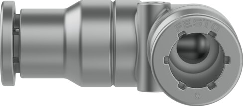 Push-in L-connector