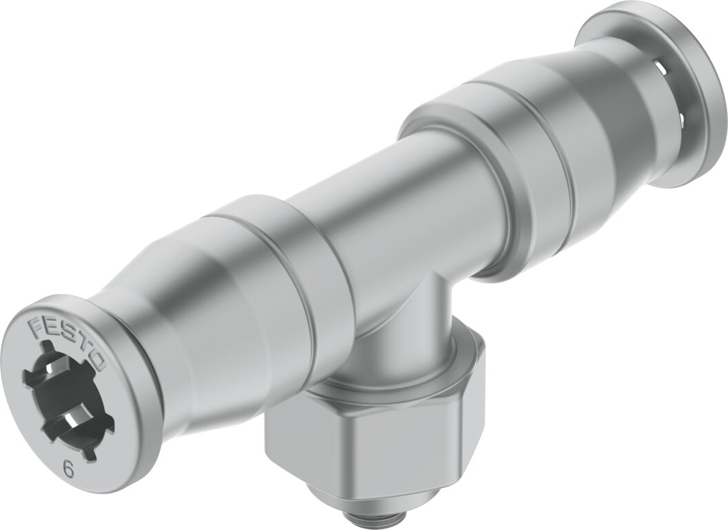 Push-in T-fitting