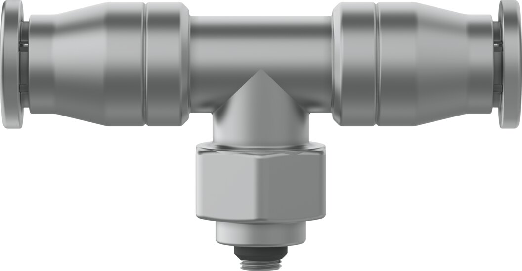Push-in T-fitting