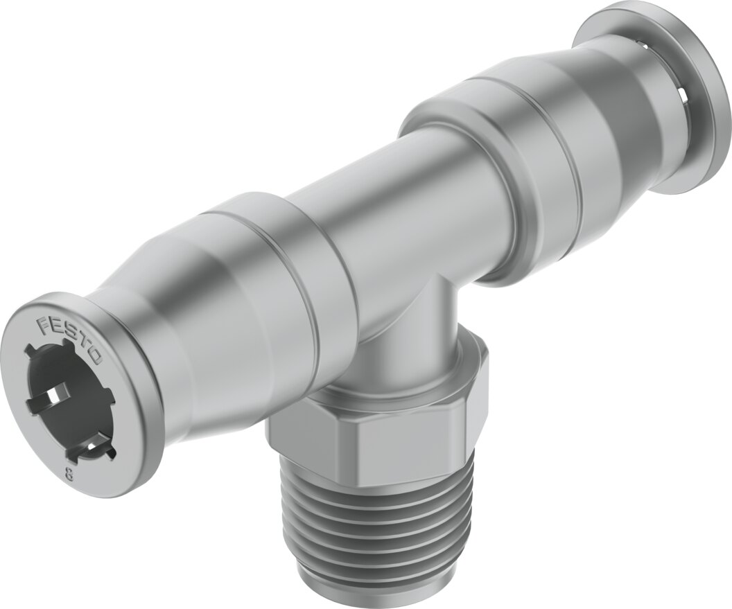 Push-in T-fitting