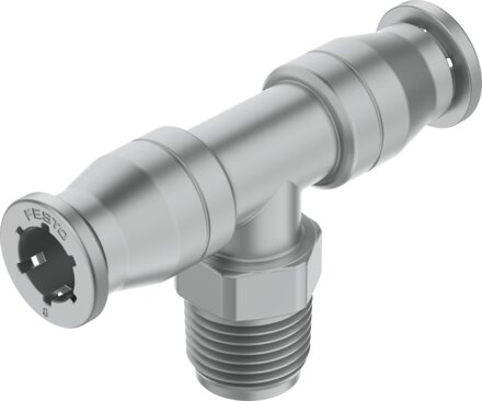 Push-in T-fitting