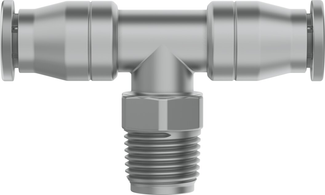 Push-in T-fitting