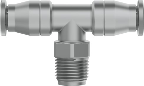 Push-in T-fitting