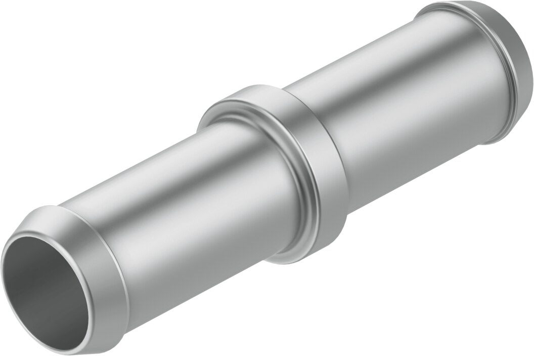 Barbed tubing connector